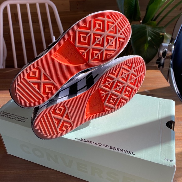 Sold 🚫 Off-White Virgil Abloh Nike Converse Chuck Hi Top - Picture 7 of 10